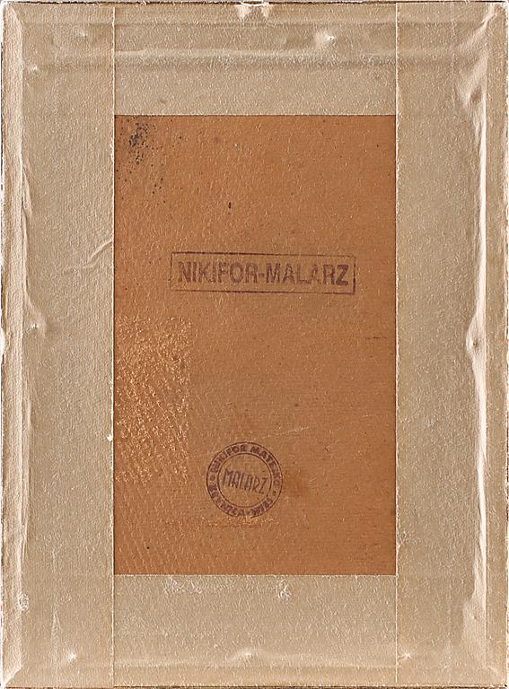 NIKIFOR KRYNICKI, blandteknik, signerad.