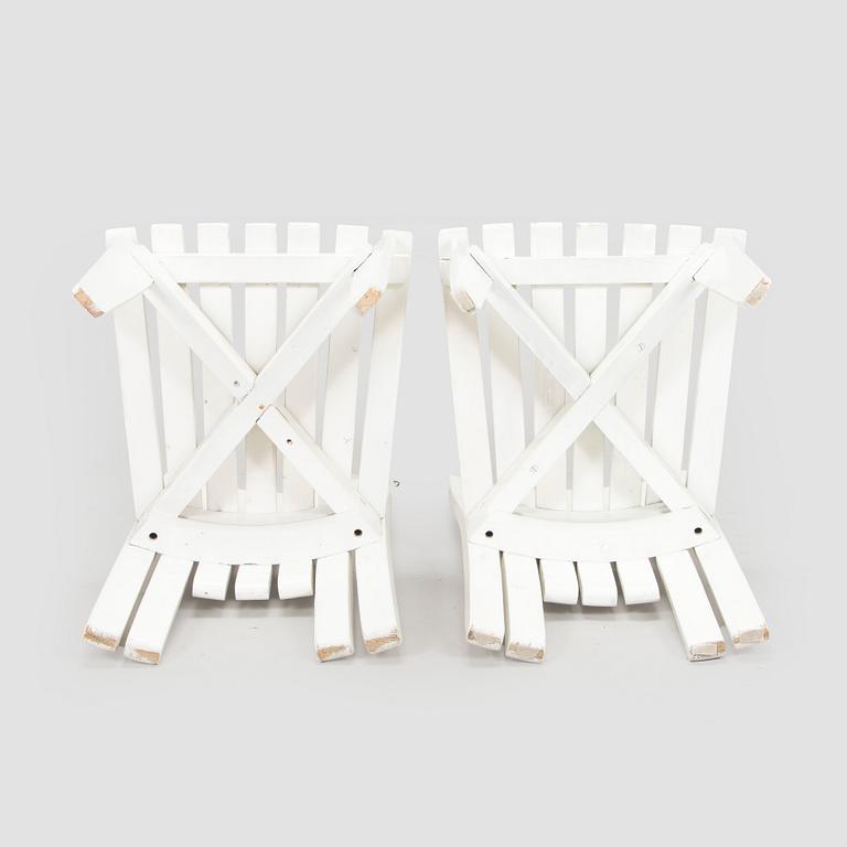 Alvar & Aino Aalto, Tuoleja 2 kpl, "Aurinko"-sarja, 1960/70-luku.