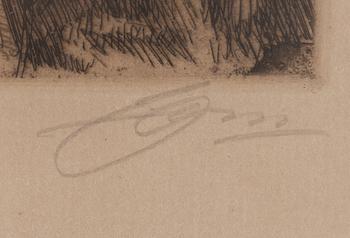 Anders Zorn, "Gammal knekt".