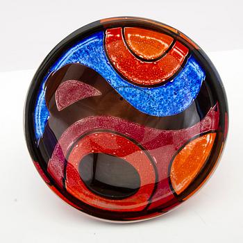 Berit Johansson, bowl signed Orrefors.