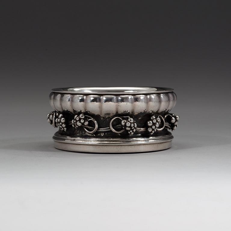 A Georg Jensen 830/1000 silver coaster, Copenhagen 1918 - ca 1927.