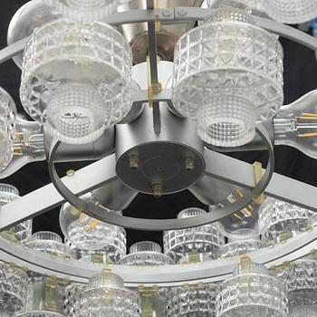 Gert Nyström, taklampa, "Festival", Fagerhult, 1960/70-tal.