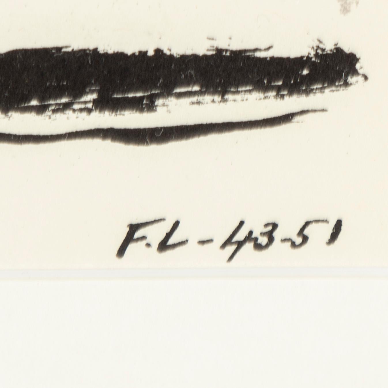 FERNAND LÉGER, efter, färglitografi, signerad i trycket, ur Verve 1952, tryckt av Mourlot.