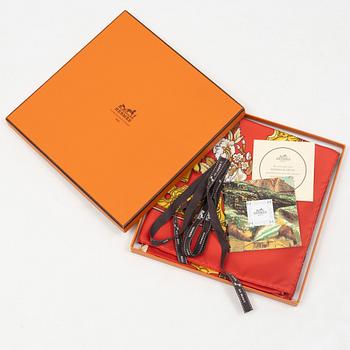 Hermès, scarf, "Copeaux".