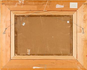 Elias Muukka, akvarell, signerad.