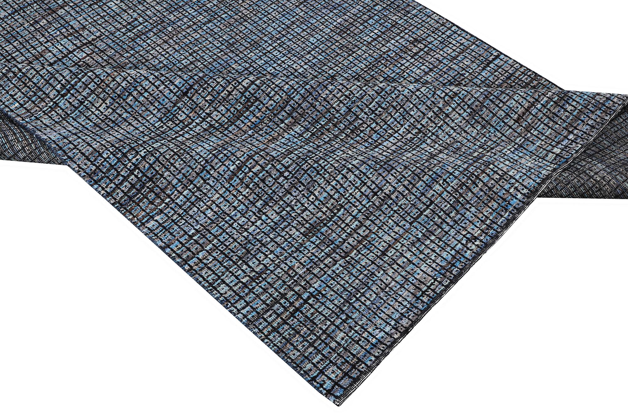 A Moroccan carpet, modern design, c. 248 x 165 cm.