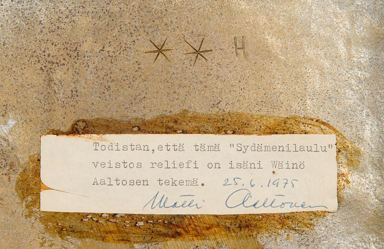 Wäinö Aaltonen, "Sydämeni laulu" (Song of My Heart).