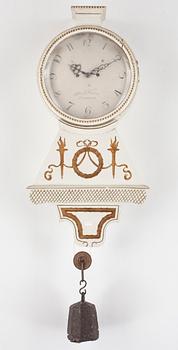 VÄGGUR, urtavla märkt Jacob Keok, Stockholm, 17/1800-tal.