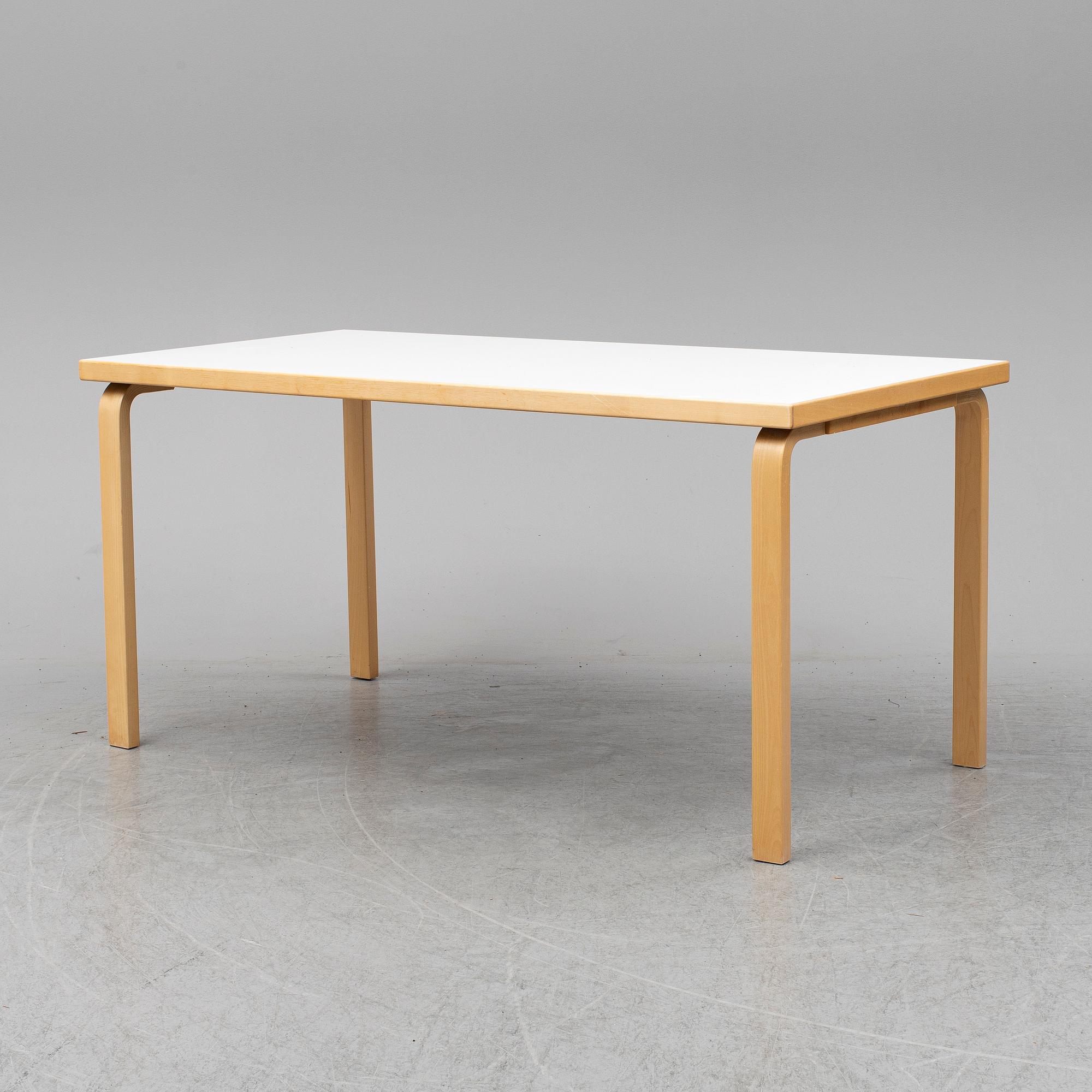 ALVAR AALTO, a model 81A birch table from Artek, Finland, 2008.