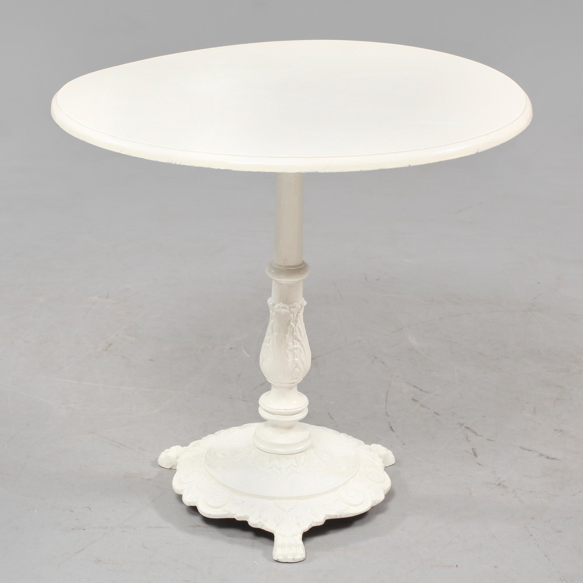 CAFÉBORD, 1900-talets andra hälft.