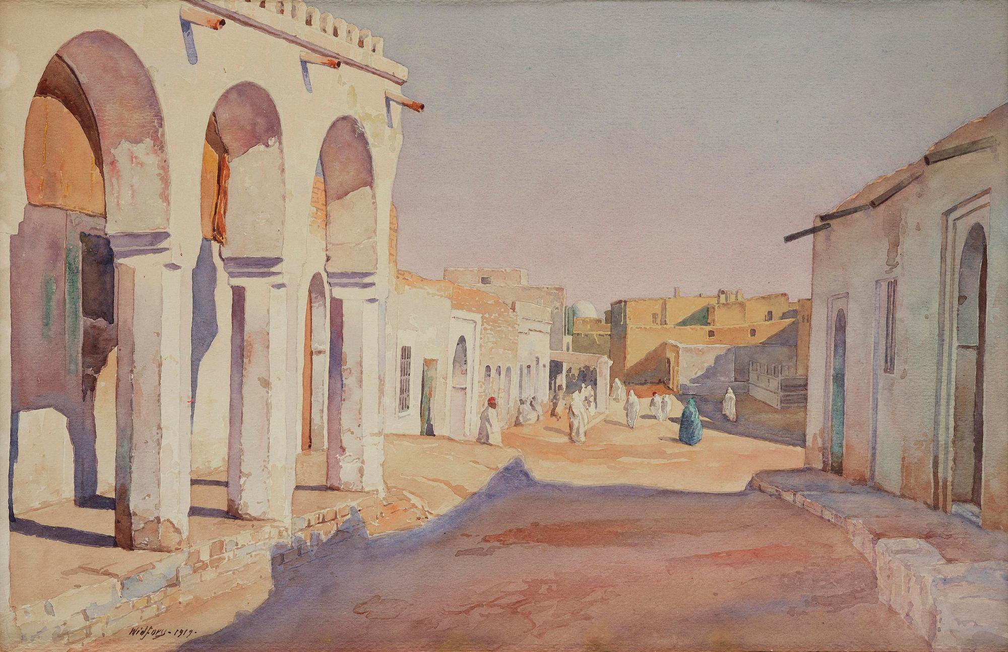 Gunnar Widforss, From Tunis.
