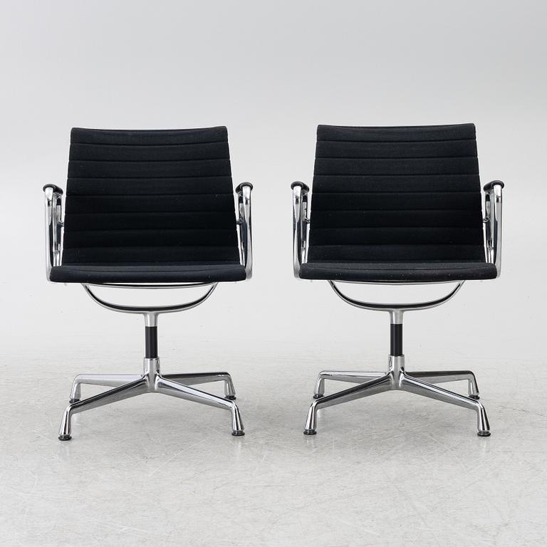 Charles & Ray Eames, A pair of EA 108 armchairs, Vitra.