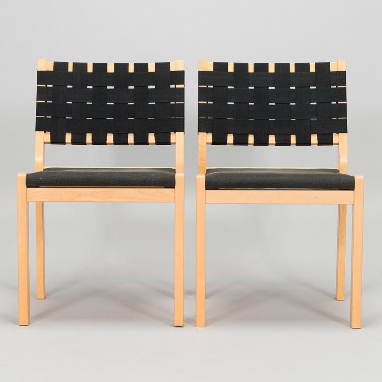 Aino Aalto, tuolit, 4 kpl, malli 615, Artek 2006.