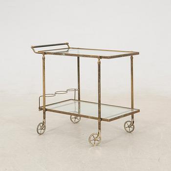 Serving cart, mid-20th century.