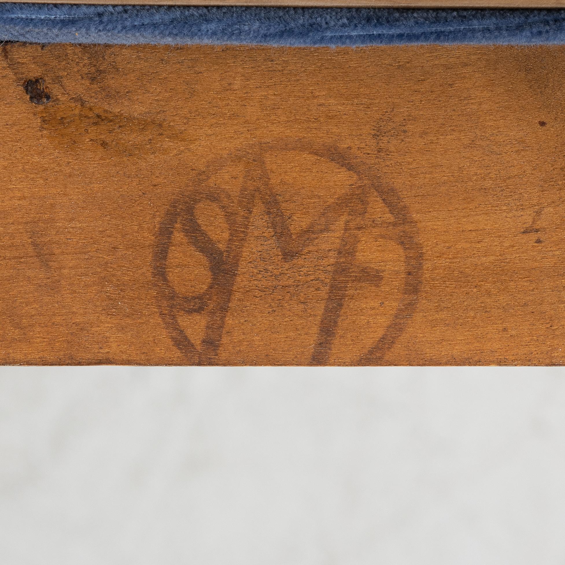 Axel Larsson, a set of three chairs model "952", Svenska Möbelfabrikerna, Bodafors, 1930s.