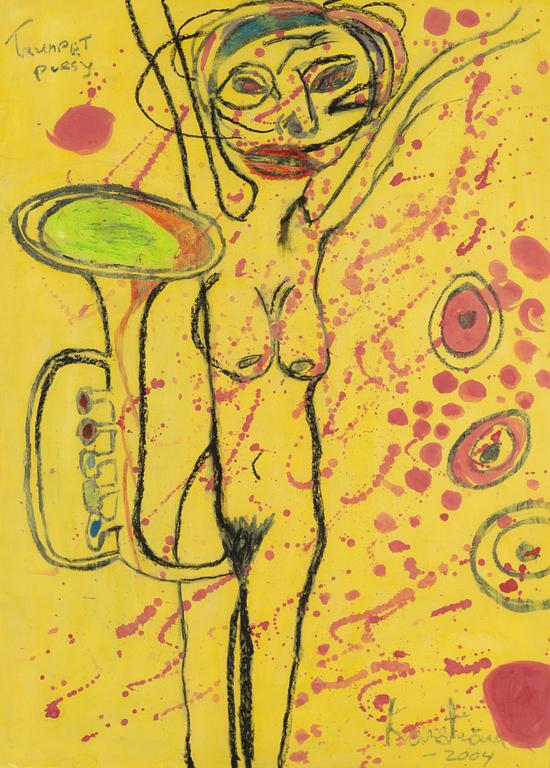 Mauritz Karström, pastel & watercolour, signed and dated 2004 verso.