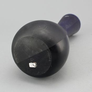 VAS, glas, etikettmärkt Venini, Murano, 1900-talets andra hälft.