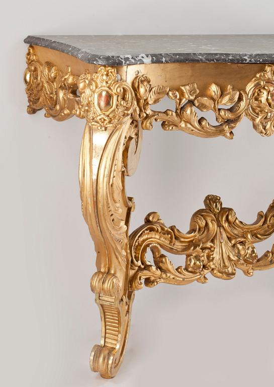 KONSOLBORD, barockstil, 1800 tal.