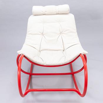 MICHAL RIABIČ, a 2010's 'Wave' rocking chair for Ton, Czech Republic.