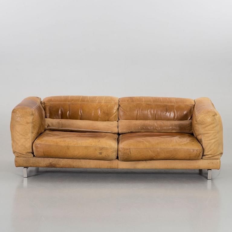 A LEAHTER SOFA, end of 20th century.