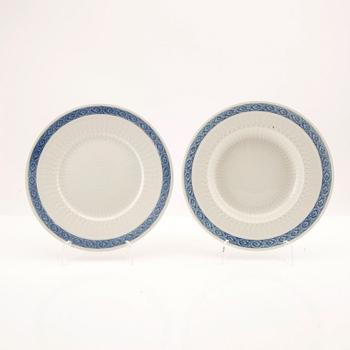 Servis 71 dlr Blå Vifte Royal Copenhagen porslin.