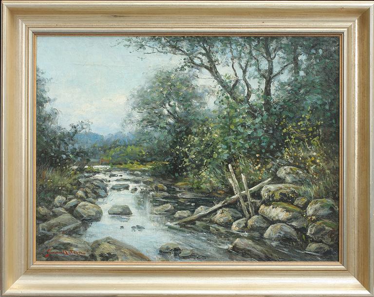 SEVERIN NILSON, olja på duk, sign.