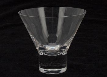 COCTAILGLAS, 12 st, "Aarne" formgiven av Göran Hongell  1948.
