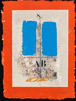 JAMES COIGNARD, carborundumetsning, signerad och numrerad HC V/V.