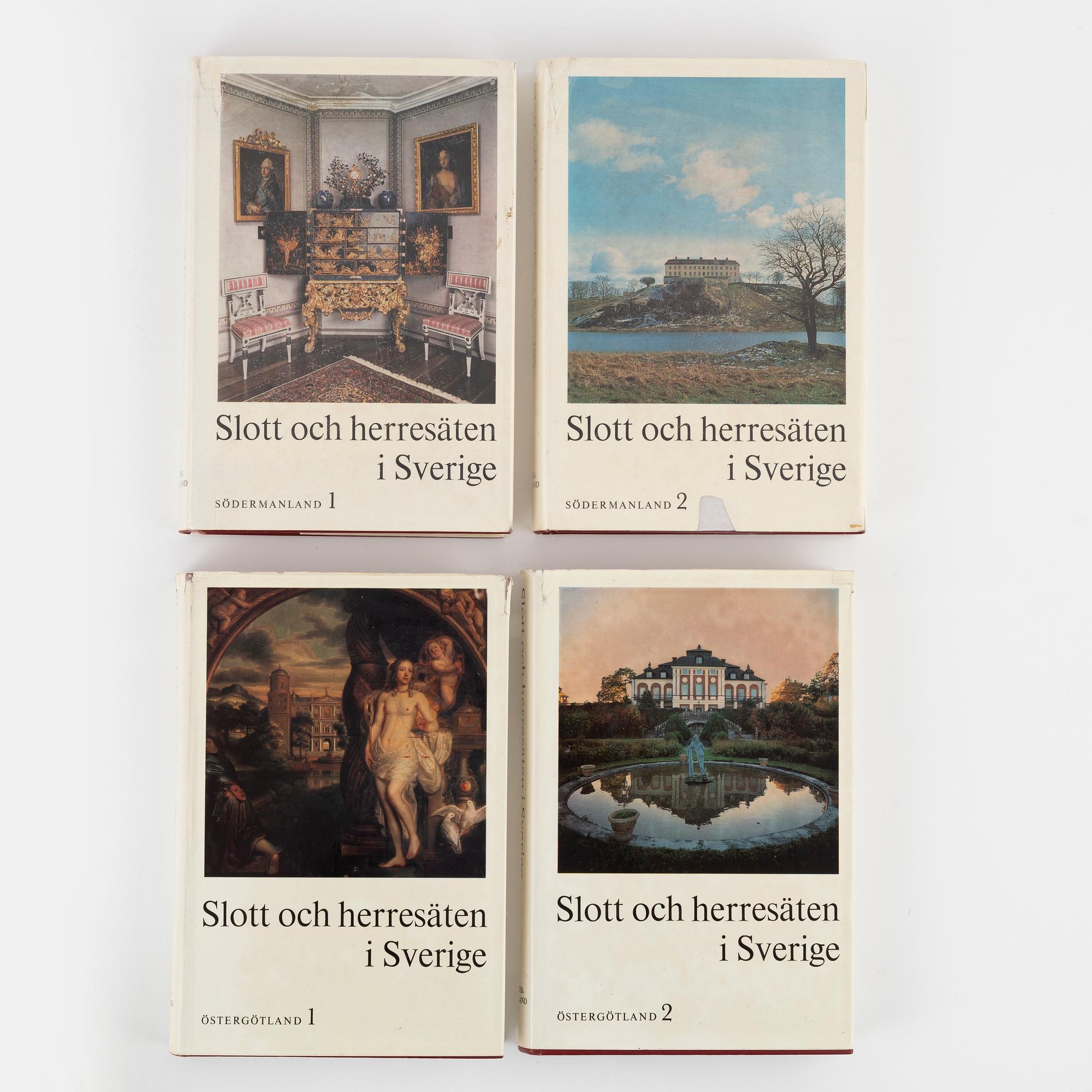 "Svenska Slott och Herresäten", 15 volumes, Allhems Förlag, Malmö, Sweden, 1966-71.