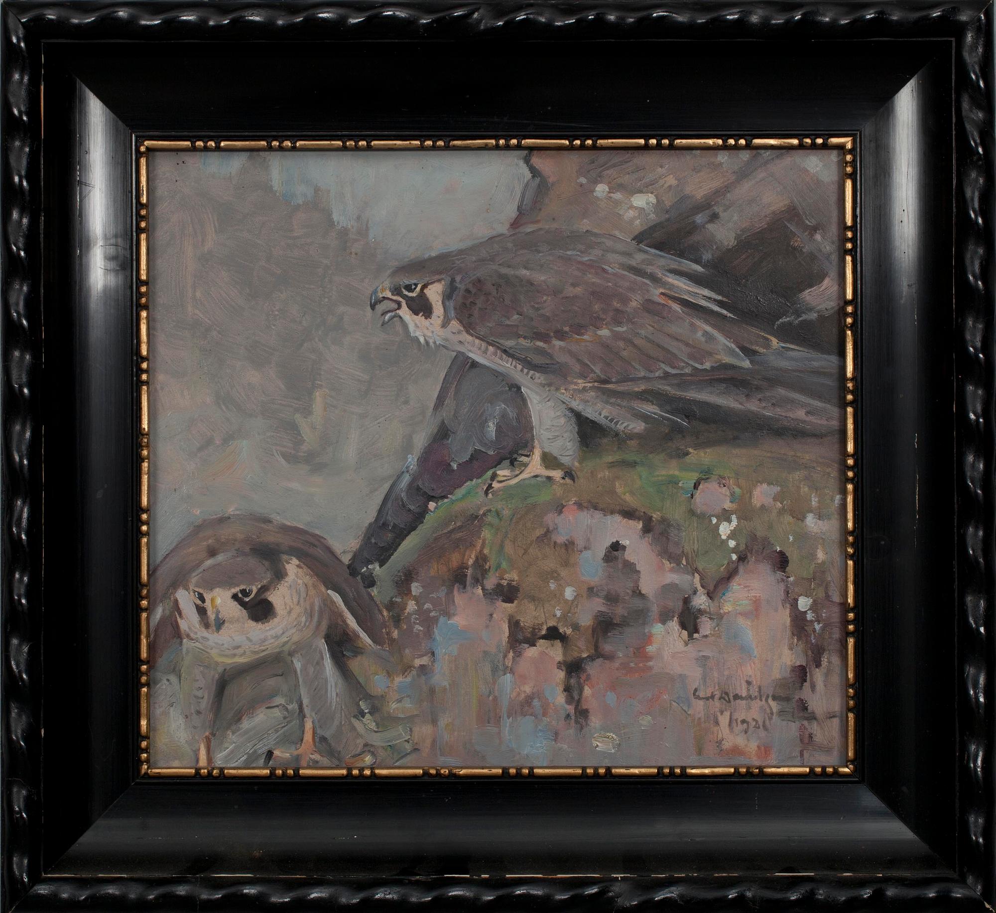 CARL JOHAN DANIELSON (FINLAND), olja på skiva, sign. och dat. 1926.