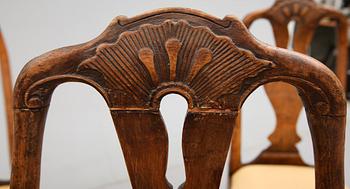 STOLAR, 5 st, senbarock, 1700-tal.