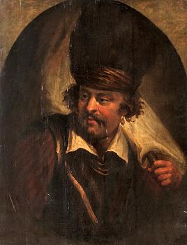 330. Rembrandt Harmensz van Rijn Follower of, Man in oriental clothing.