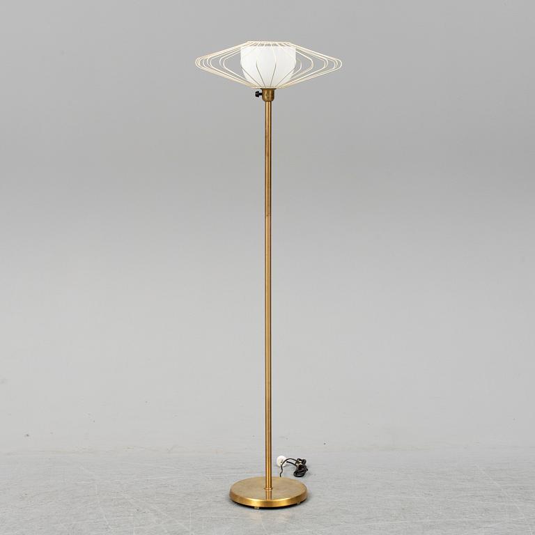 A brass floor light from ASEA Belysning, 1940's/50's.