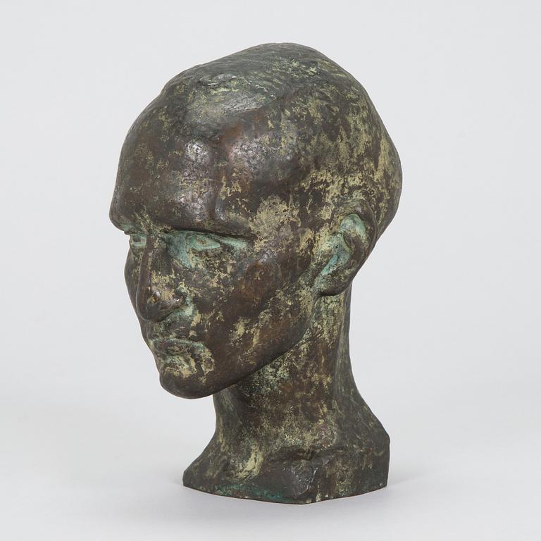 Wäinö Aaltonen, Bronze head of Aaro Hellaakoski.