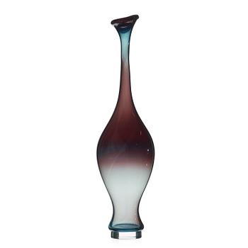 75. Nils Landberg, a glass vase, Orrefors 1952.