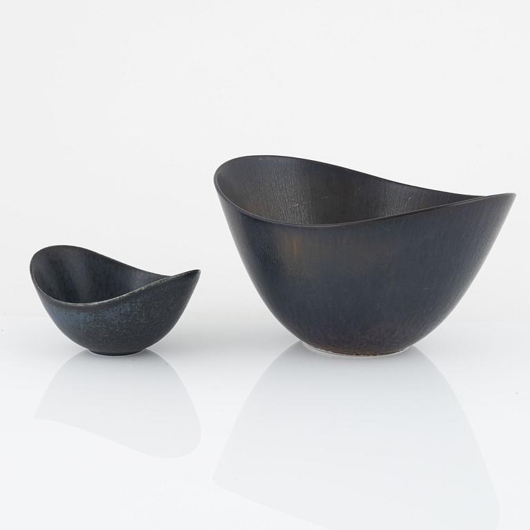 Gunnar Nylund, two bowls, Rörstrand.