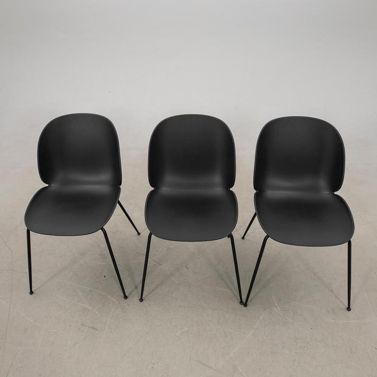 GamFratesi, chairs 6 pcs, "Beetle Dining Chair" for Gubi. Denmark 21st century.