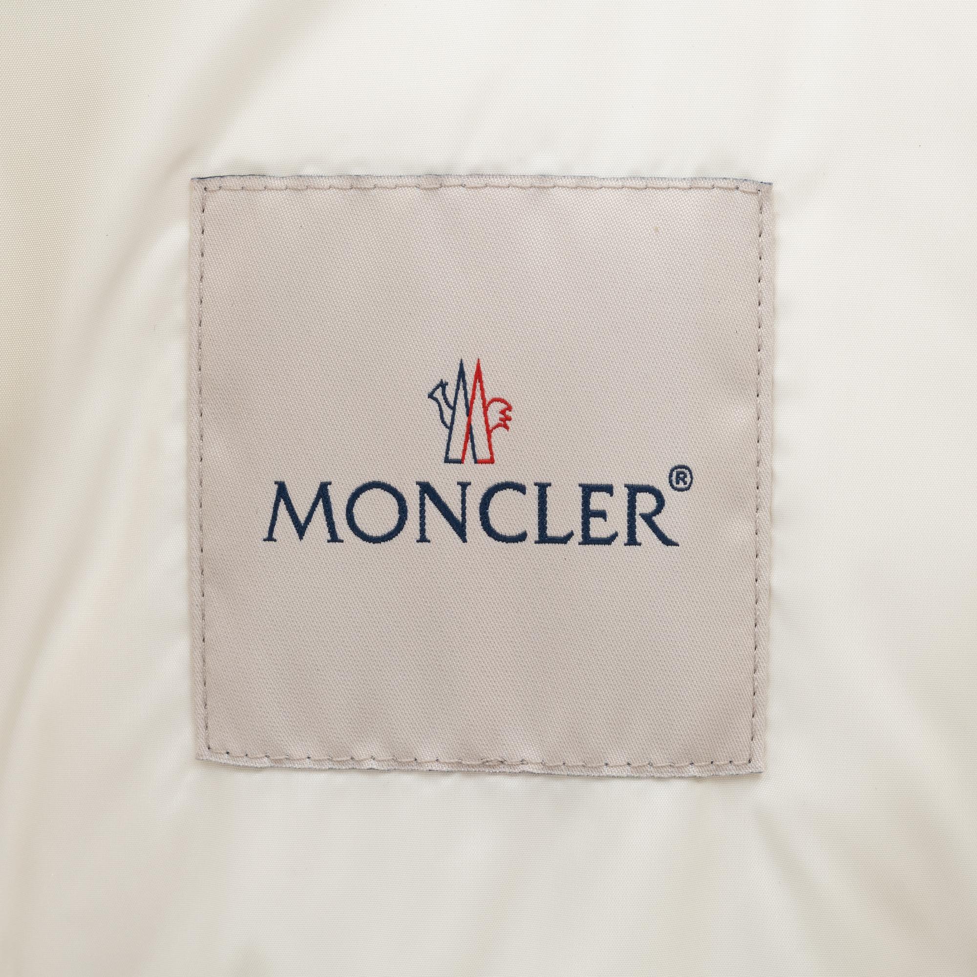 Moncler, a nylon and mesh down jacket 'Narva Giubbotto', size 2.,