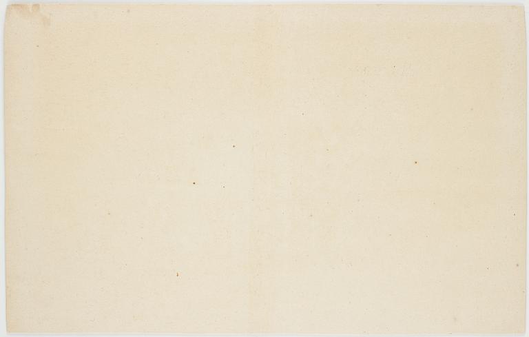 JOSEPH FRANÇOIS PARROCEL, hans krets. Oval. Osignerad. Tusch och täckvitt, bildyta 24,5 x 41 cm.