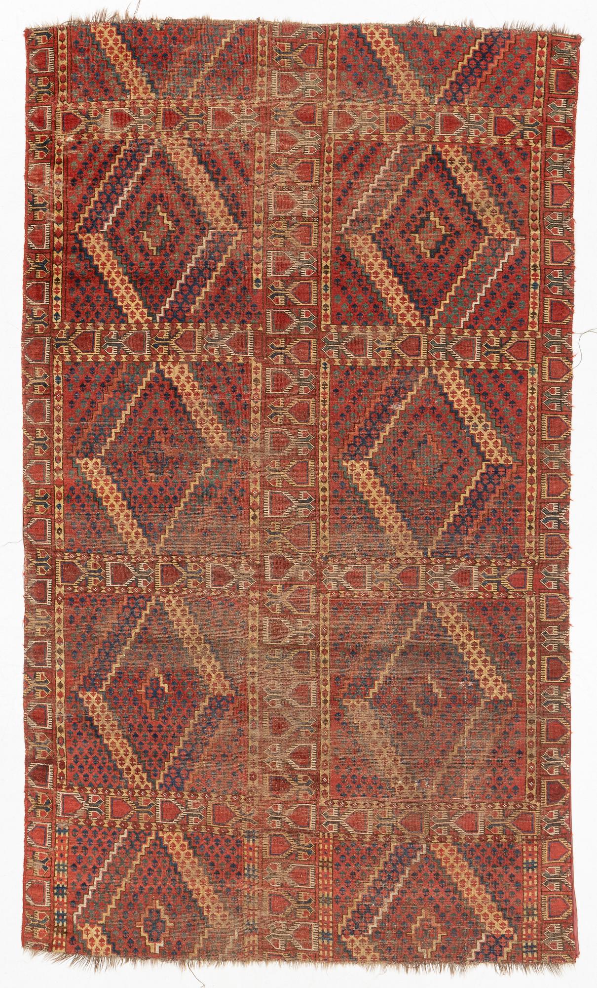 Matta, antik Beshir/Ersari, ca 284 x 163 cm.