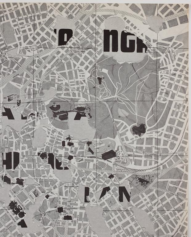 Sten Hanson, "Tourist's map of Athens".
