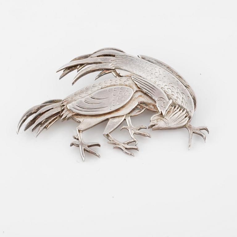 A brooch by Wiwen NIlsson made in Lund 1957.