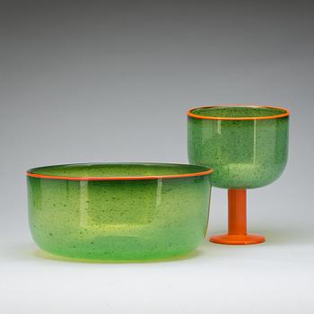 SKÅL och POKAL, glas, Gunnar Cyrén, Orrefors.