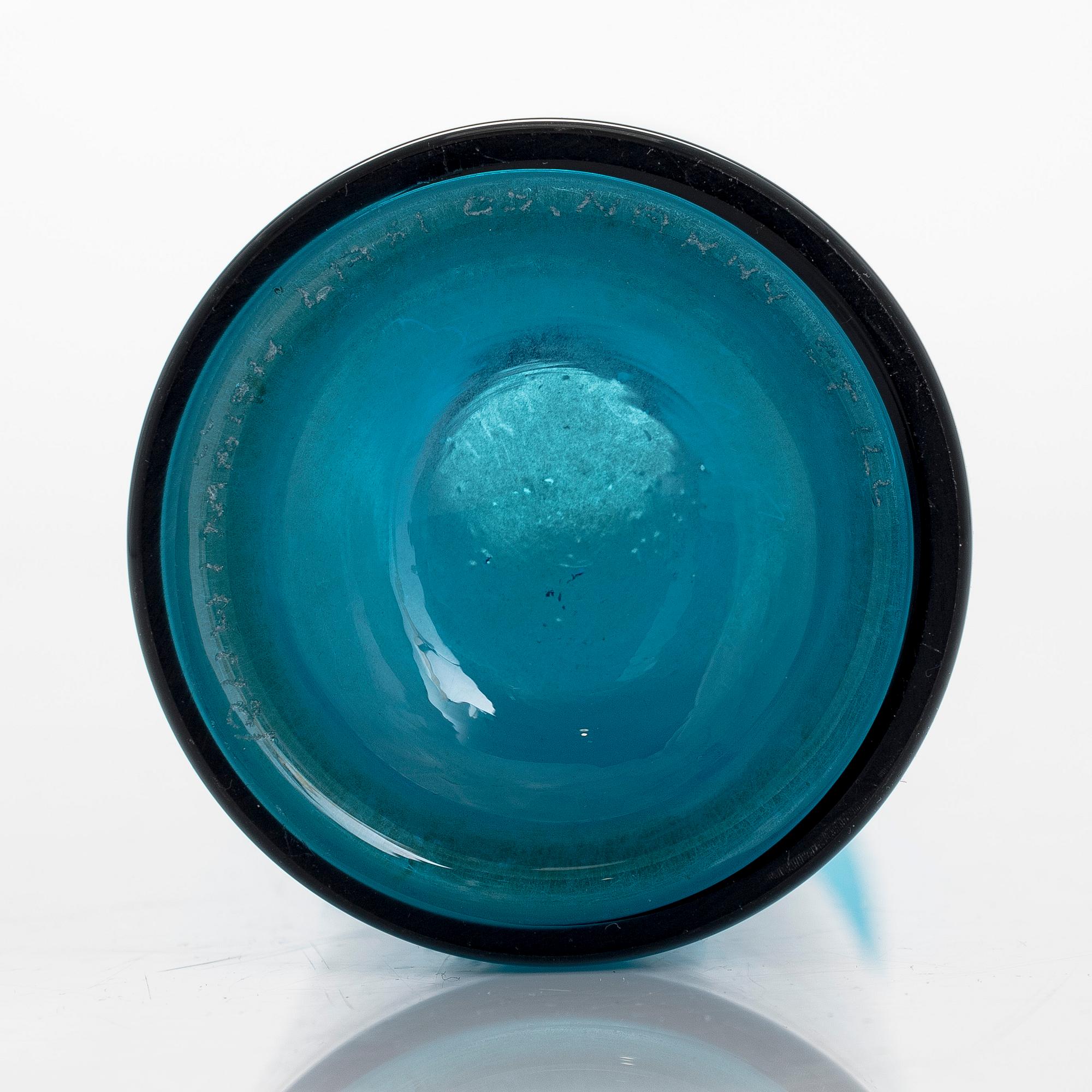 Nanny Still, pullo, signeerattu Riihimäen Lasi O.Y. Nanny Still.