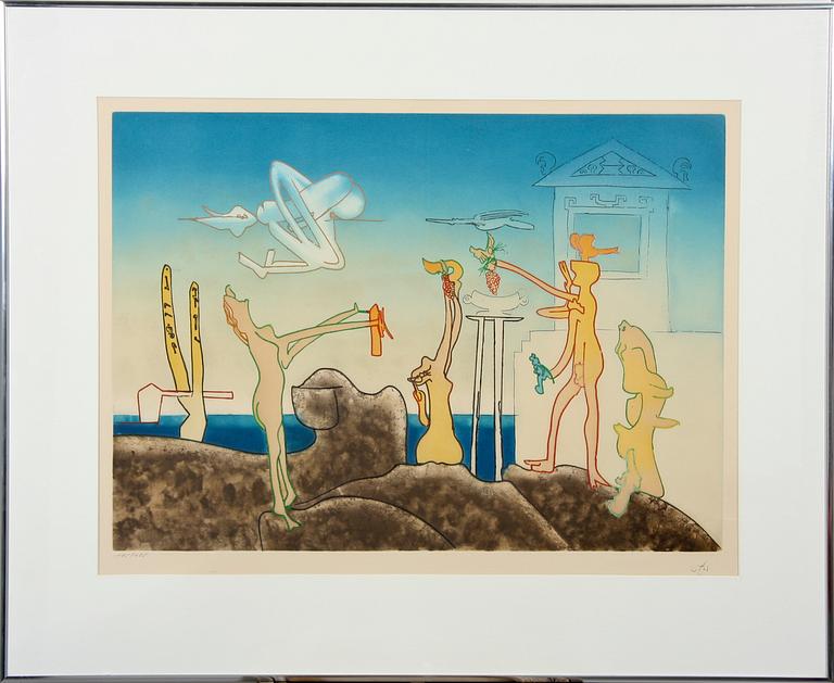 ROBERTO MATTA, färgetsning, sign och numr 115/125.
