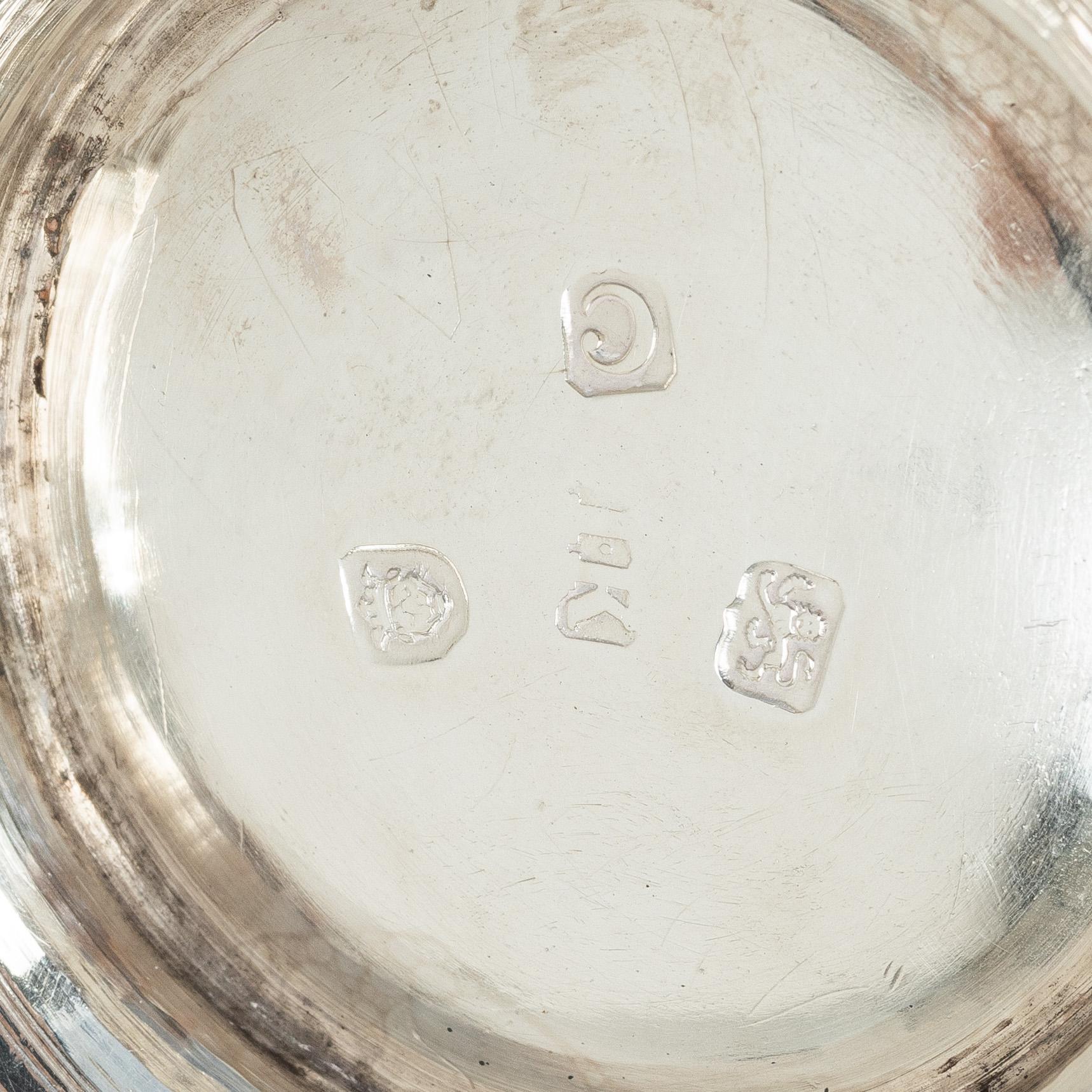 A British silver tankard, mark of John King, London 1778-79.