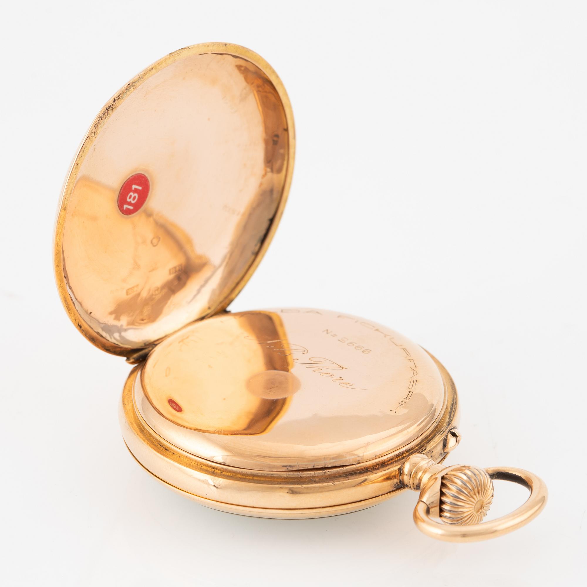 Halda, pocket watch, 49.5 mm.