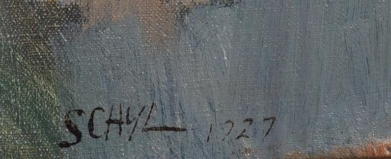 Jules Schyl, "Vid Chiantiglaset".