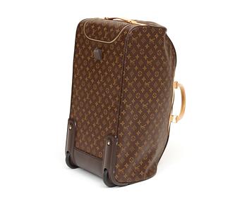 A monogram canvas roll bag by Louis Vuitton, "Eole 60 Monogram".