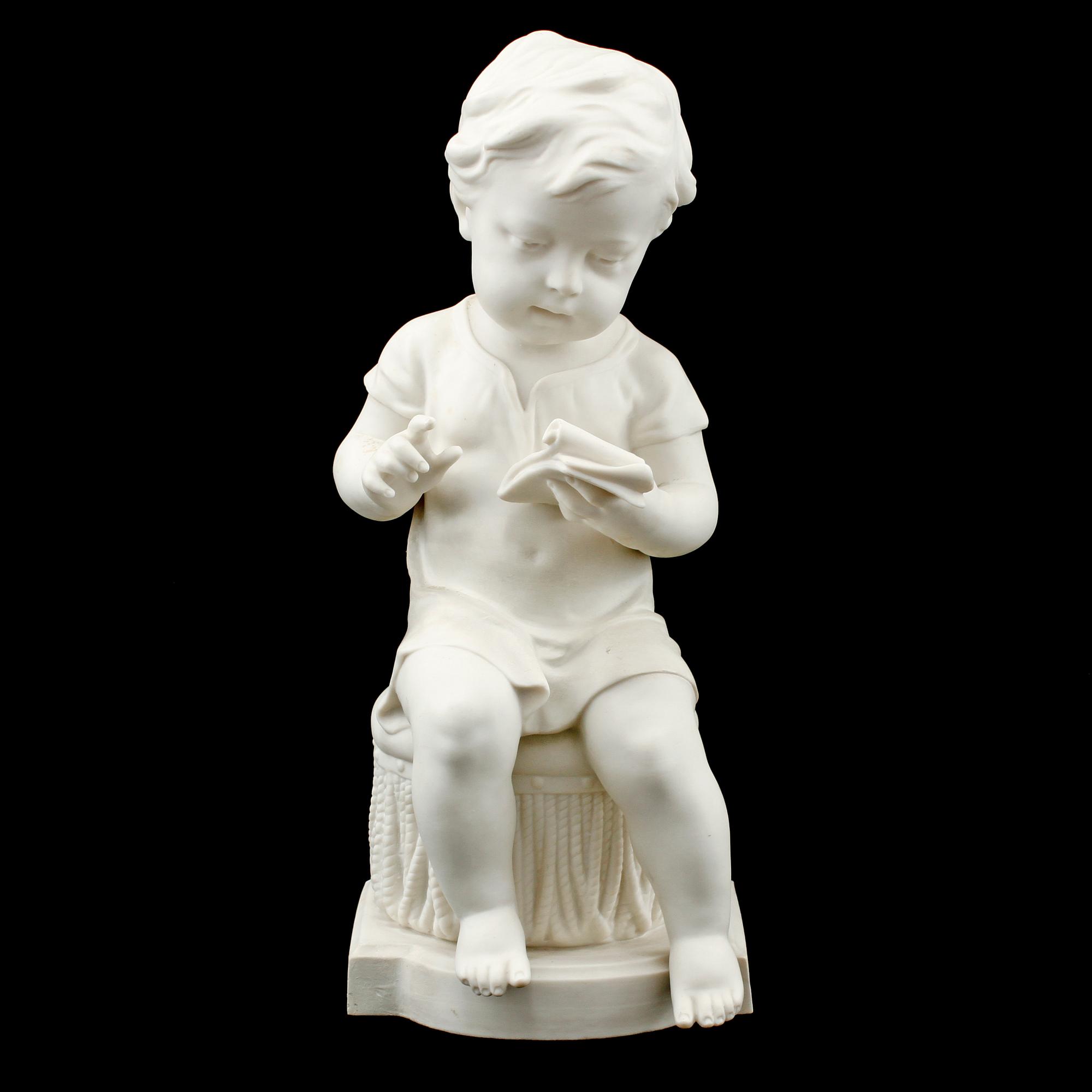 FIGURIN, parian, Gustafsberg, 1913.